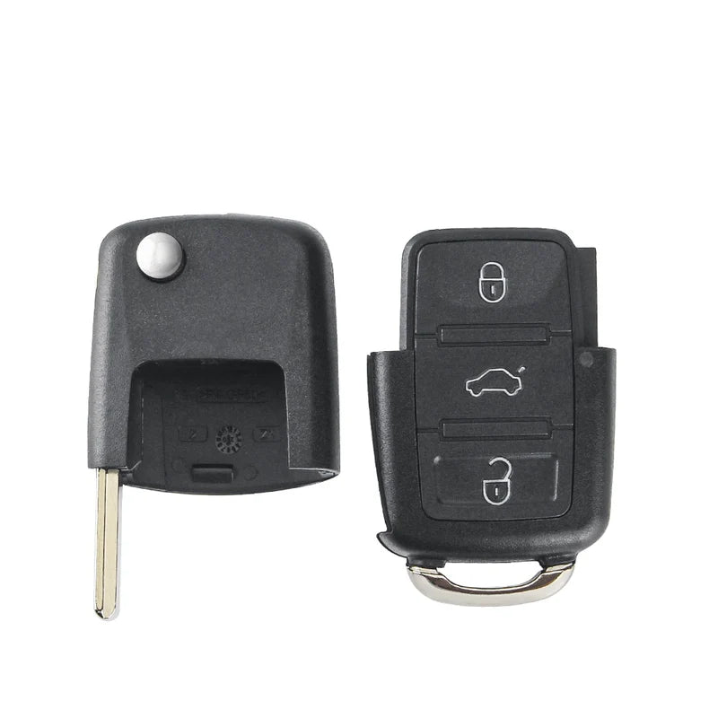 2006-2011 Volkswagen / 4-Button Flip Key SHELL (No Chip) for NBG92596263 / AFTERMARKET 2006-2011 Volkswagen / 4-Button Flip Key SHELL (No Chip) for NBG92596263 / AFTERMARKET